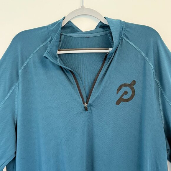 💪 PELOTON Quarter Zip Pullover - Blue - Men's XL 💪 - RHONE - Picture 2 of 3